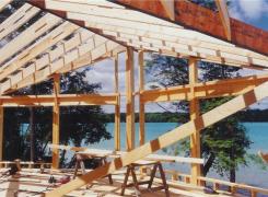 New Cottage Framing stage