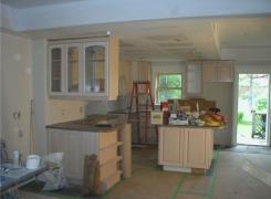 Kitchen cabinets in progress