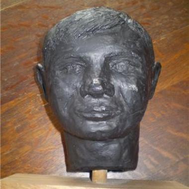 Plaster Portrait Sculpture