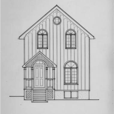 House Renovation - Pencil and Ink Drawing