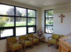 New Central Lobby Reception Area with view to Kingston Road