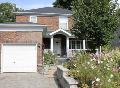 New garage roof & verandah, driveway & stone steps/walks, landscaping planning