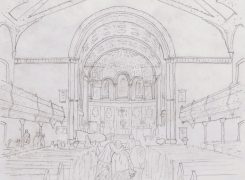 St. Andrews Church - Pencil Sketch